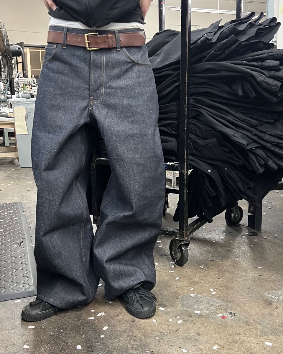 Gray Baggy Denim
